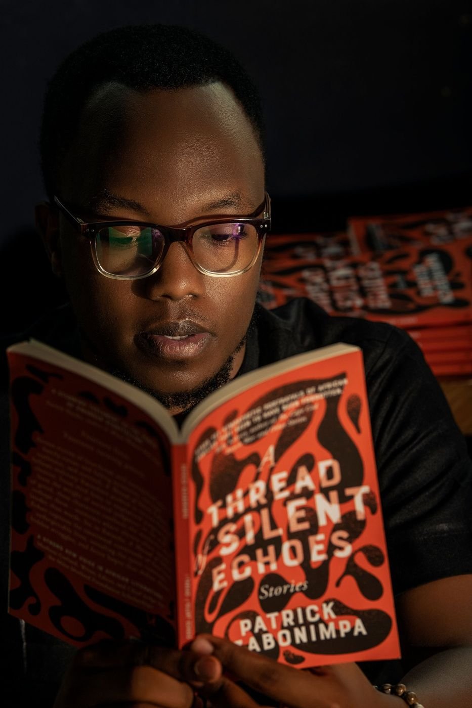 Patrick reading A Thread of Silent Echoes